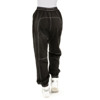 Contrast Stitch Elastic Joggers