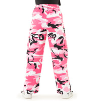 Youth Cargo Parachute Wide Leg Cinched Pants