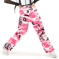 Youth Cargo Parachute Wide Leg Cinched Pants