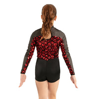 Youth Sequin Broadway Long Sleeve Chicago Biketard