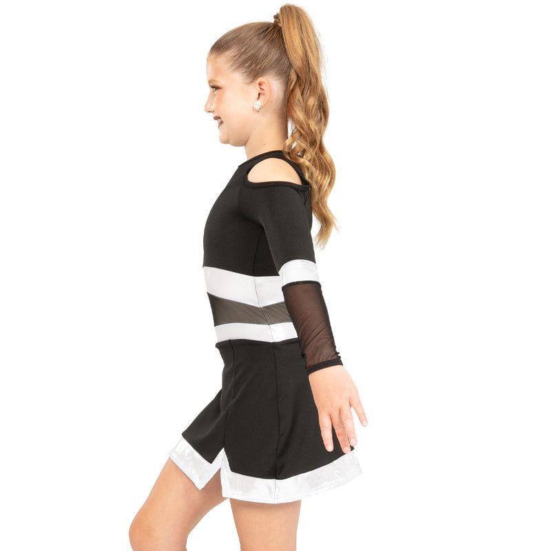 Youth Asymmetrical All Star Cheer Skort Dress