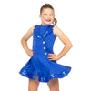 Youth Sequin Lapel Dress