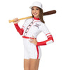 Baseball Strike Out Pin Stripe Biketard