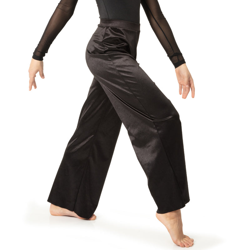 Youth Satin Lux Wide Leg Pant