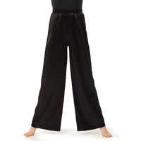 Youth Satin Lux Wide Leg Pant