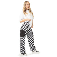 Youth Checkered Wide Leg Pant