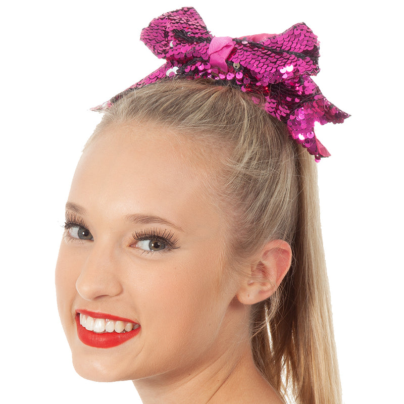 Sequin Cheer Bow