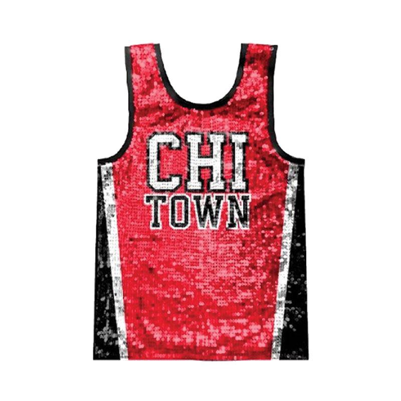 Youth Sequin Basketball Jersey