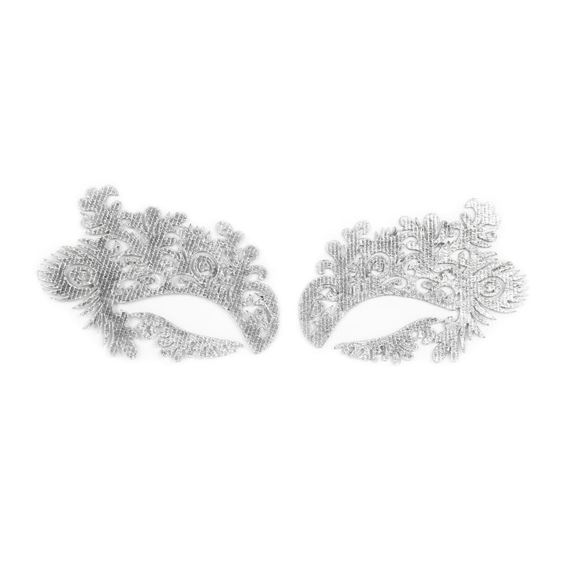 Silver Artistic Eye Mask