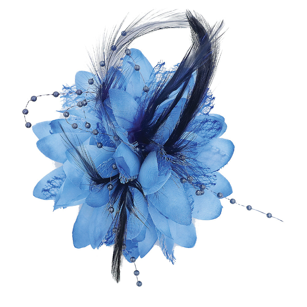 Feather Flower Clip