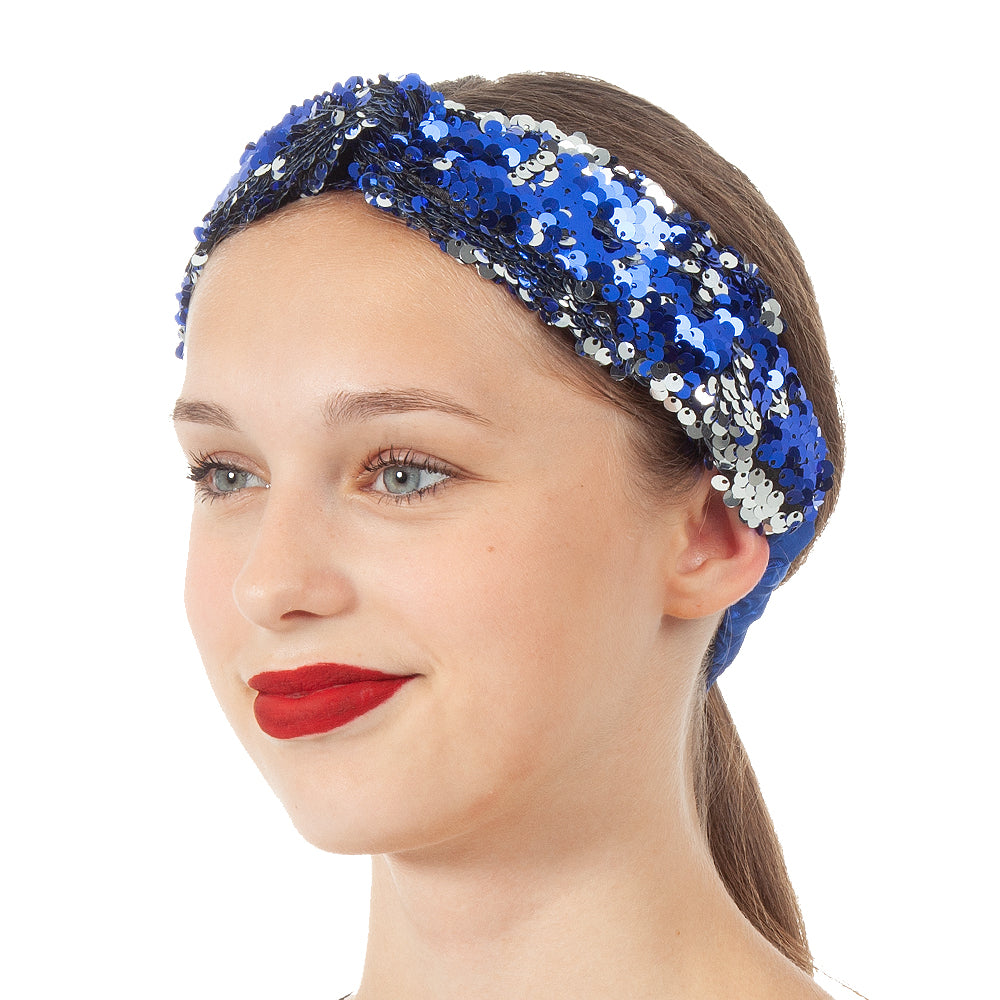 Twist Knot Sequin Headband