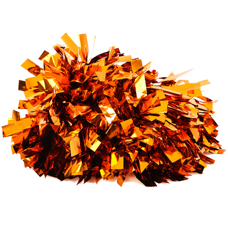 6 Inch Solid Metallic Pom