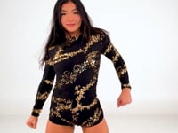 Lace Sequin Biketard