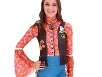 Flower Power Hippie 70s Biketard