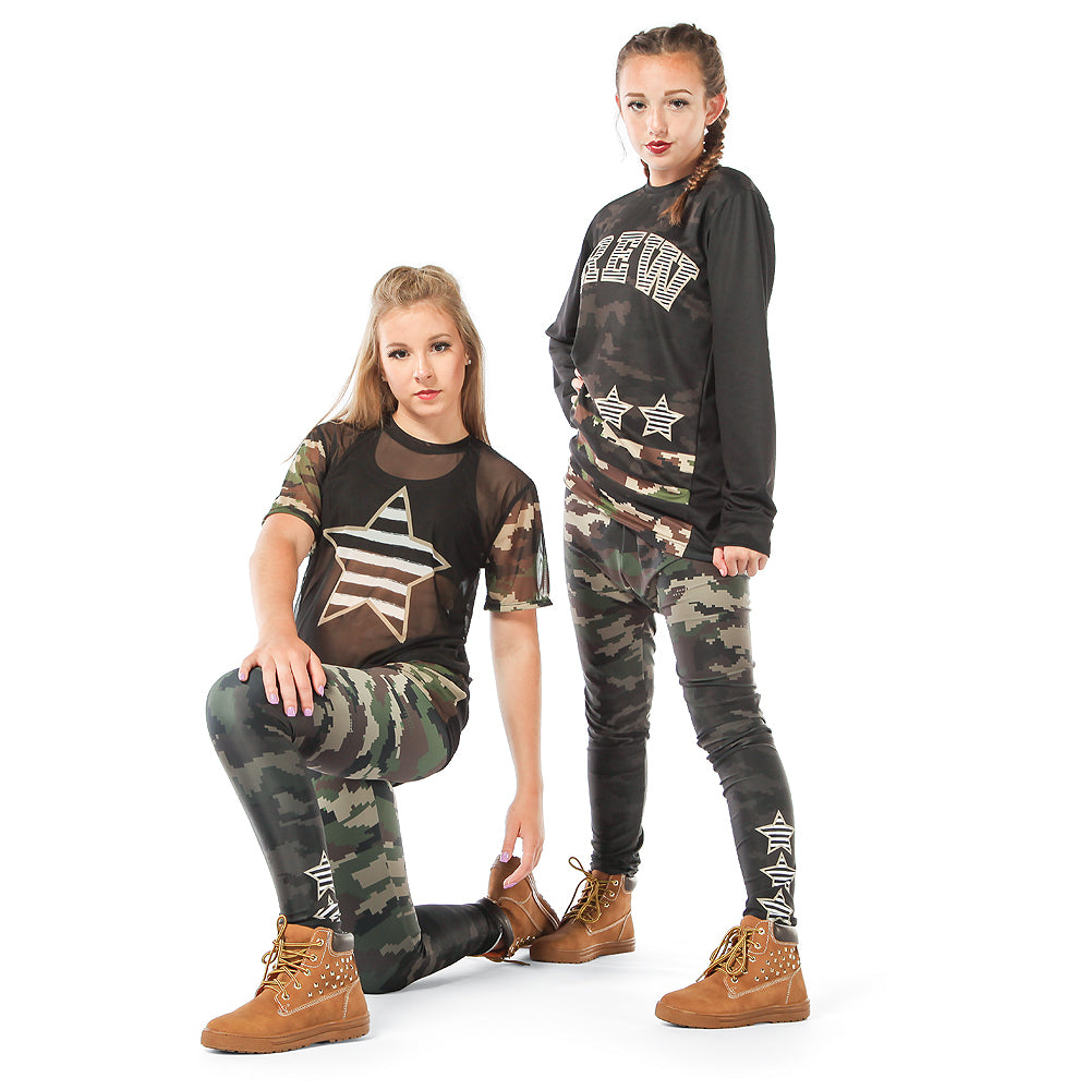 Digi Camo Long Sleeve Crewneck