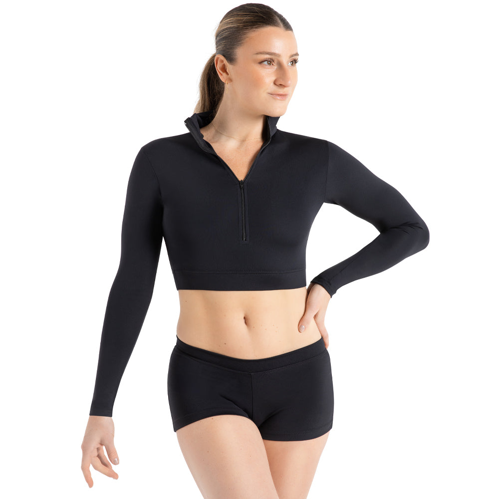 Capezio Turtleneck Crop Top