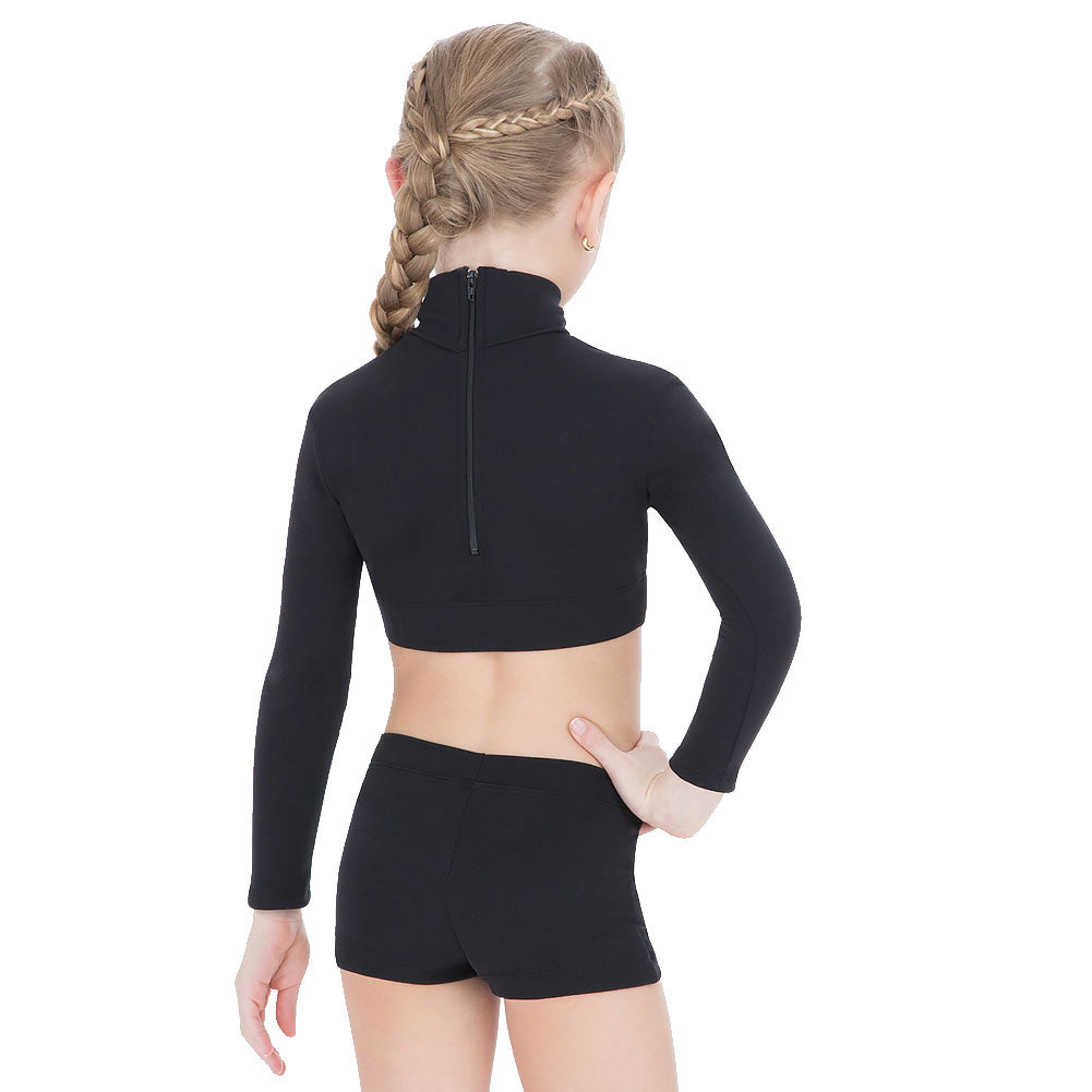 Capezio Turtleneck Crop Top