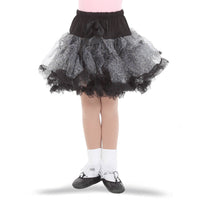 Fluffy Black Cheetah Print Tutu for Girls